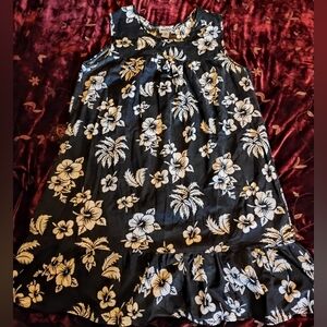 Anthony Richards Black and White Floral Mini Dress